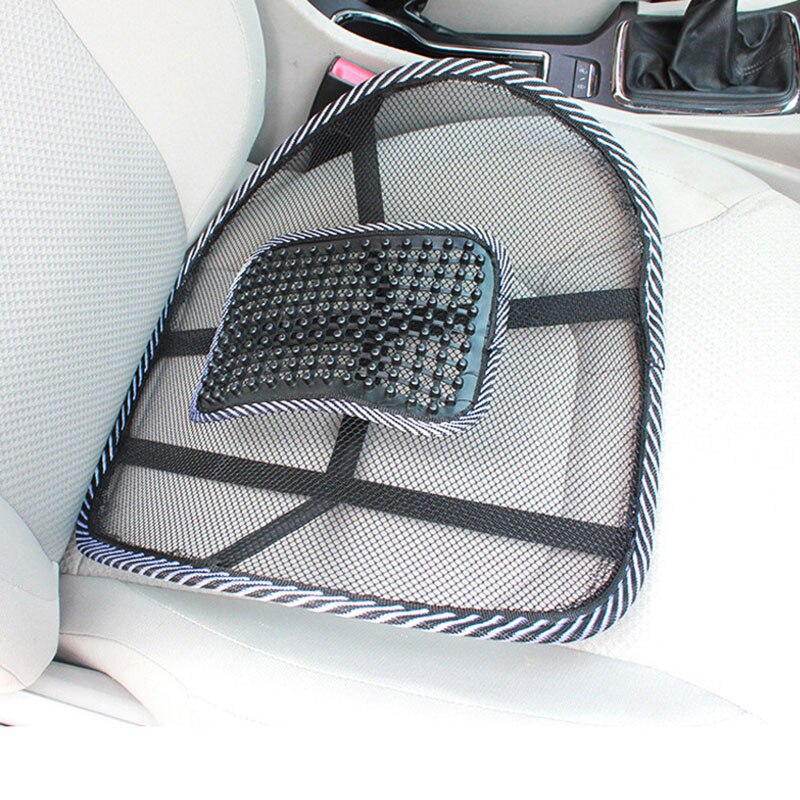Chair Back Support Massage Cushion Mesh Relief Lumbar Brace Car Truck Office Home Cushion Seat Chair Lumbar Back Support Chair