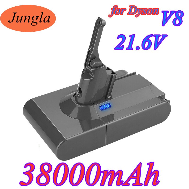 Batteria 38000mAh 21.6V per batteria Dyson V8 batteria ricaricabile per aspirapolvere assoluto/soffice/animale/Li-ione V8