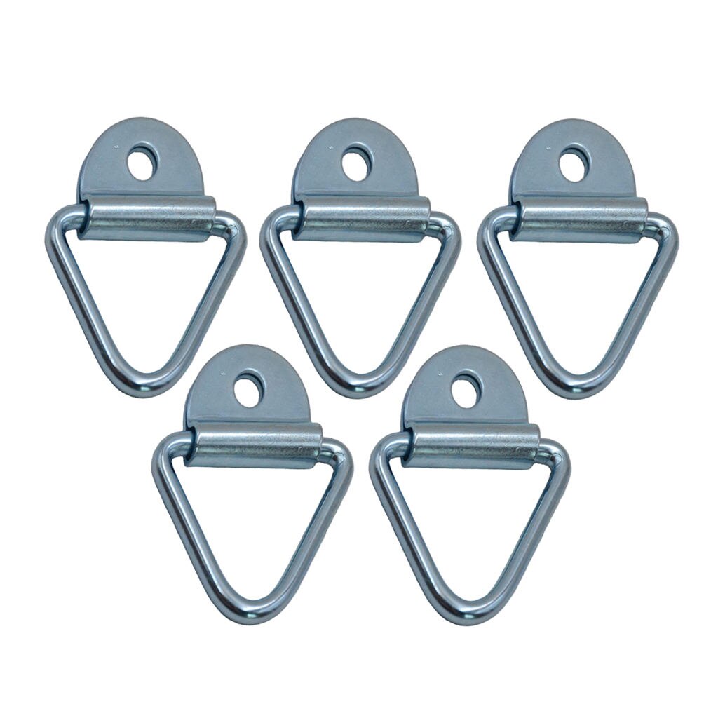 5x Tie-Down Anchors Bolt-On Cargo Tie Down Flush Mount Rings Eye for Truck Boat