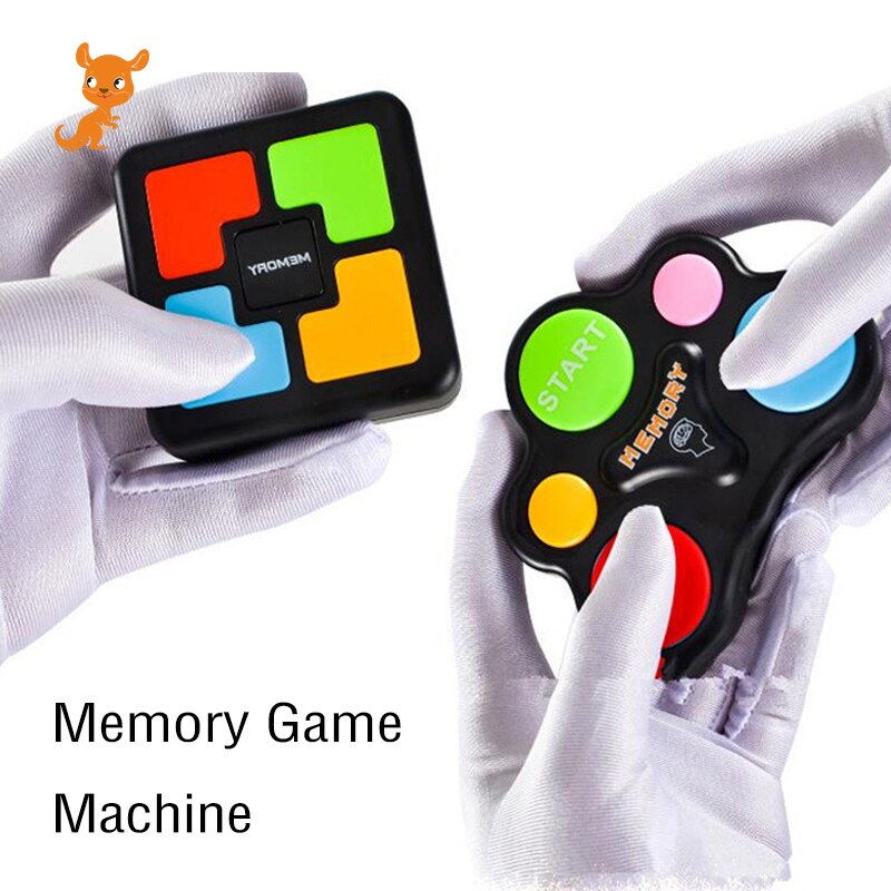 Memory Game Lights and Sounds Repeat Flashing Souptoys Memory Training Electronic Console Puzzles Anti-Stresstoys for children