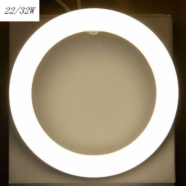 22W 32W Round Fluorescent Lamp Circular Blub Lamp T9 Ring Tubes Light Replacement of Fluorescent Light Lamp Fluorescent