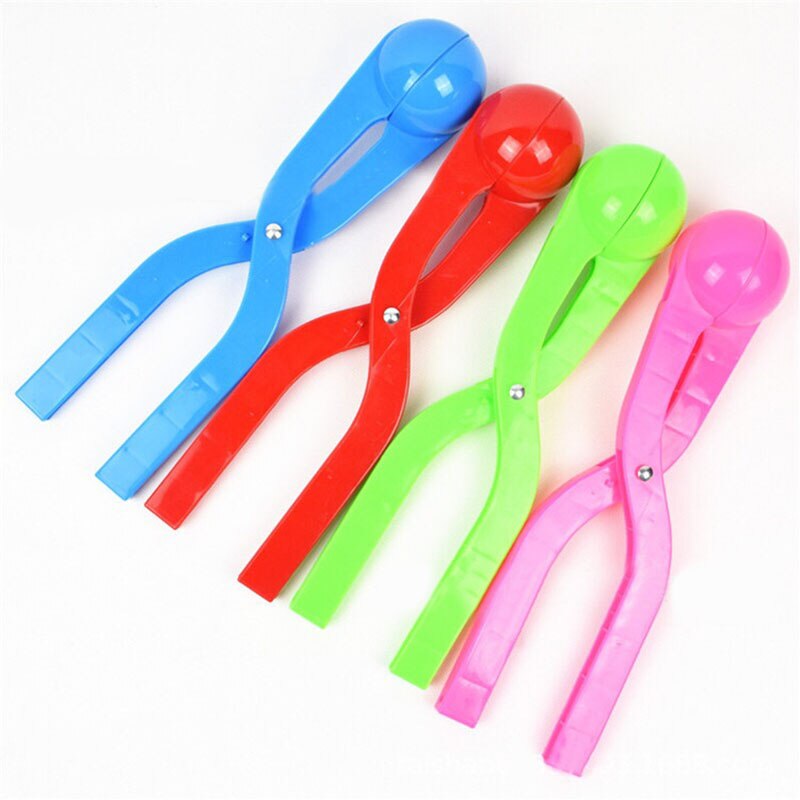 1Pc Sneeuwbal Maker Sneeuwbal Tool Winter Sneeuwbal Outdoor Sport Speelgoed Willekeurige Kleur