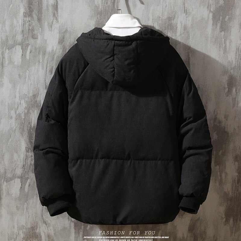 Merk grijs zwart winterjas heren korea parka jas dons warm houden oversize m -4xl 5xl 6xl