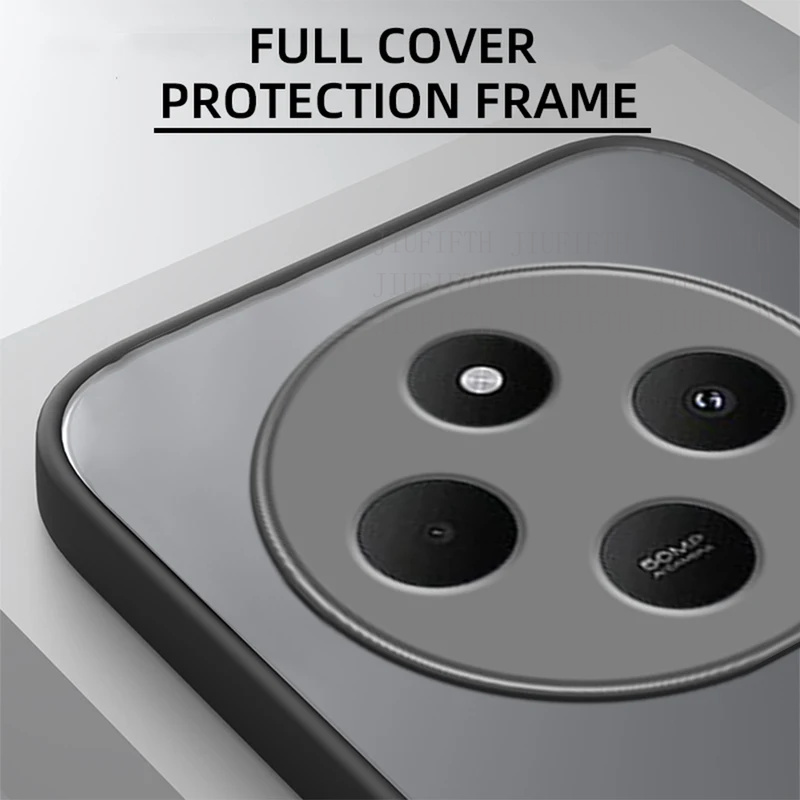 Für Redmi 14C 4G Fall Stoßfest Rüstung Matte 14R 5G Xiaomi kleine Poco C75 Xiaomi stoßstange silikon telefon abdeckung C75 coque fundas