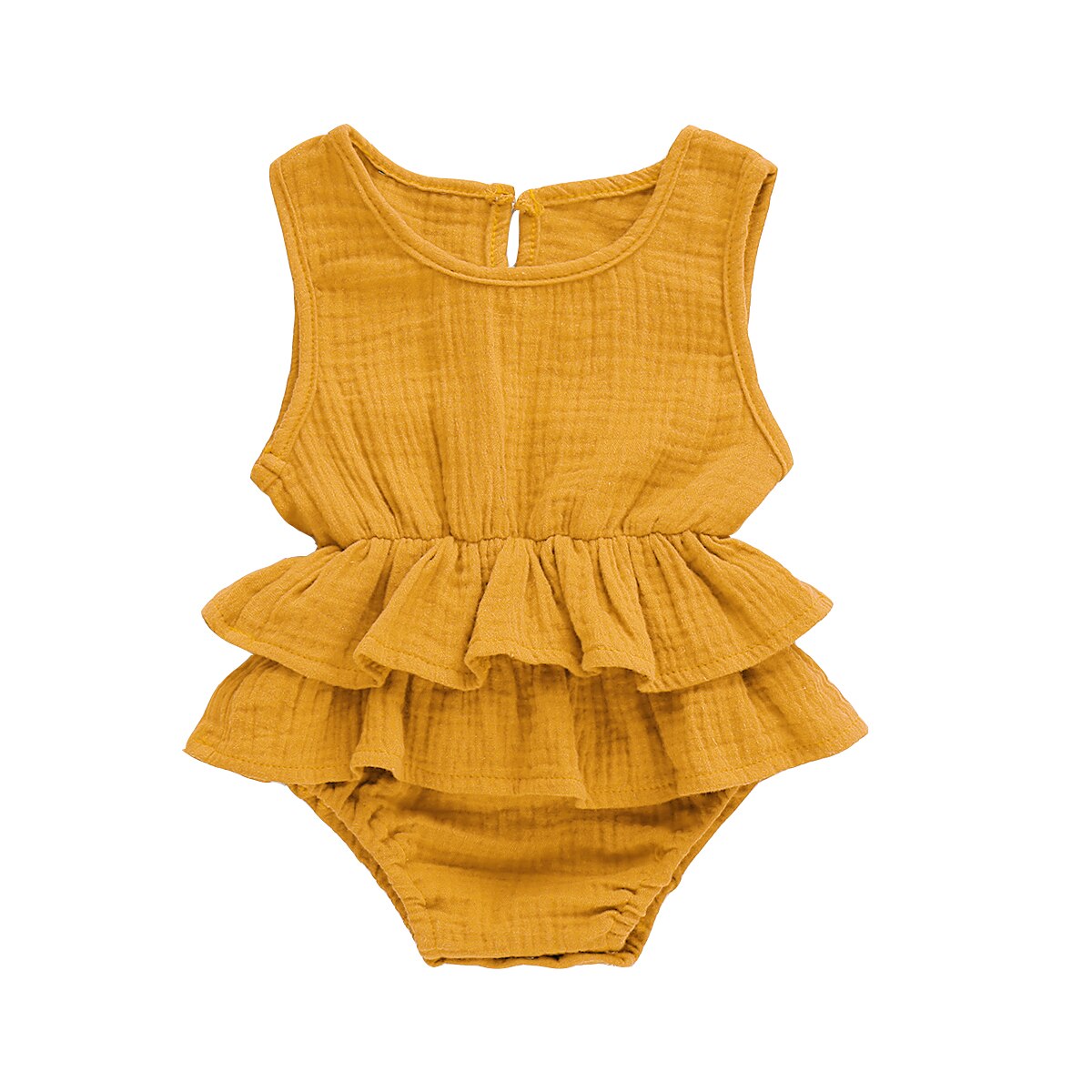 Pasgeboren Kids Baby Meisjes Kleding Mouwloze tops Tutu Jurk Katoen & Linnen Outfit