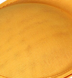 Licht Paars Vrouwen Tovenaar Cap Haar Clip Mooie Bloem Mesh Hoofddeksels Handgemaakte Voor Dames Wedding Hoedenzaak Cap Haar Clips: Geel