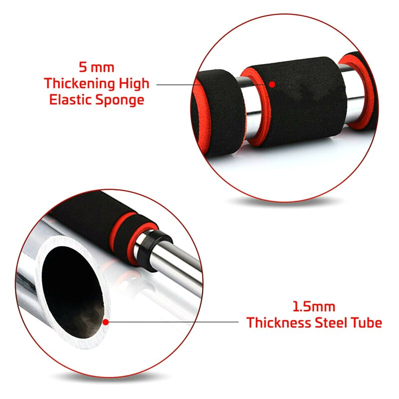 Appena 1 pz mento tiro su sbarra per Porta con il comfort presa Regolabile Esercizio Attrezzature BN99