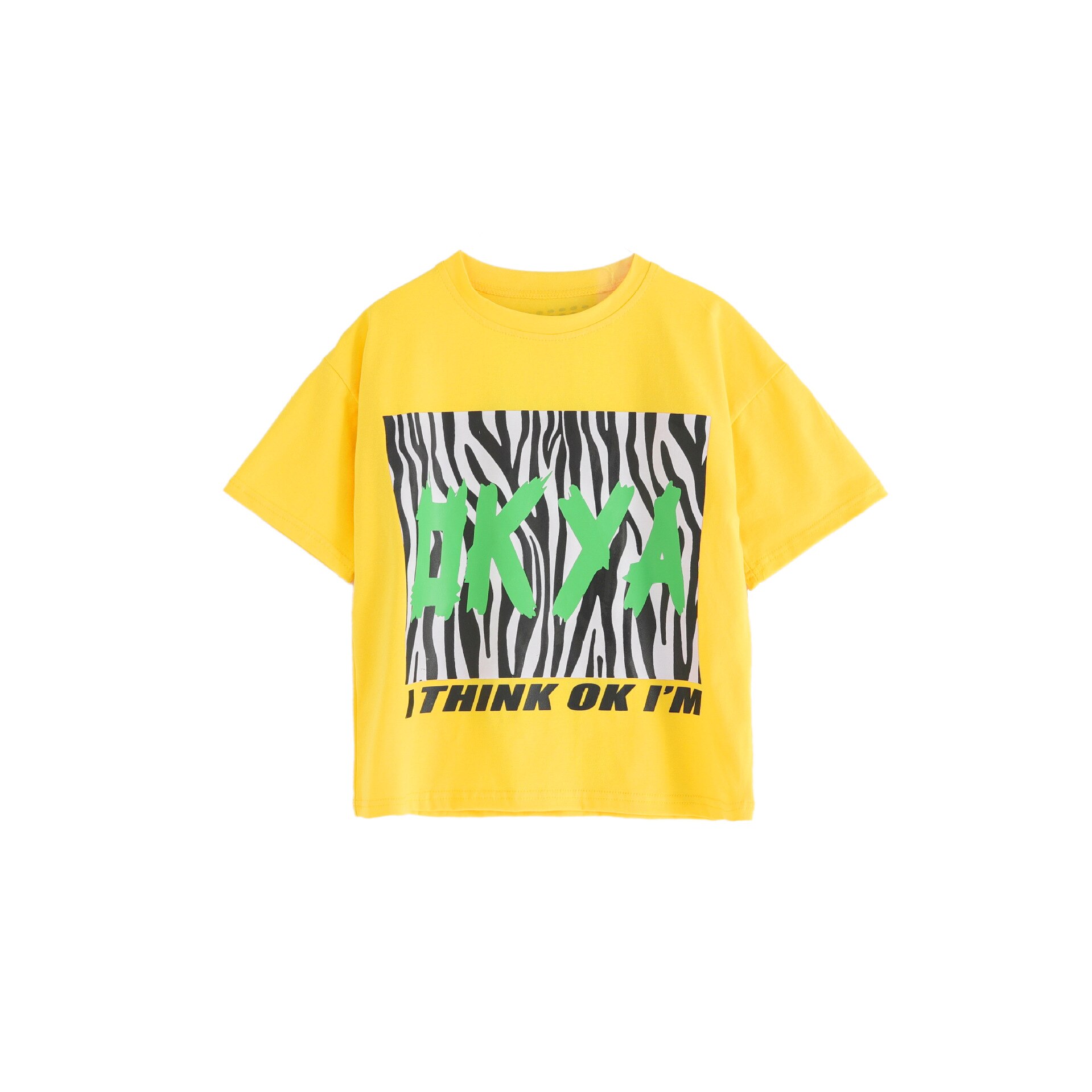 Moda Para Niño de Hip hop, camiseta grande, niña, pantalones de camuflaje táctico para niño, Ropa de baile de jazz, ropa de: t Shirt Top / 160