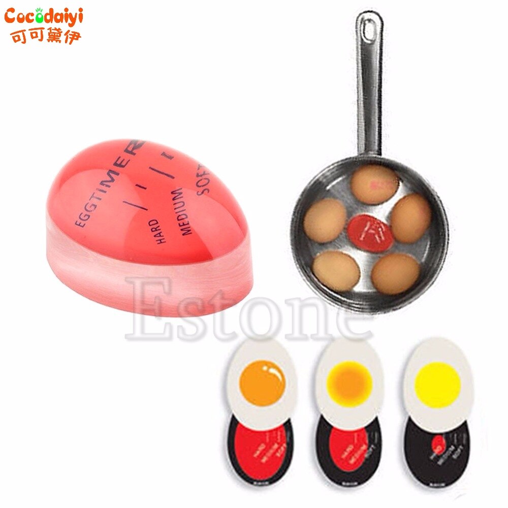 Perfect Egg Timer Kook Couleur Wisselaar Kok Kok Chaleur Parfaitement Utile MAR21_15