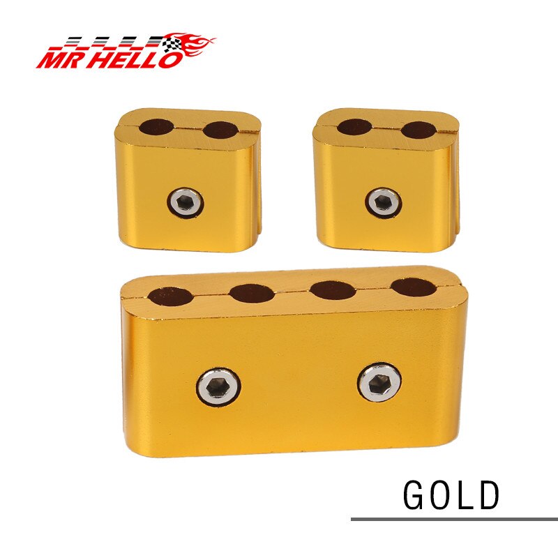 3 piezas jdm spw con contraseña para bujías de coche, separador de cables eléctricos, abrazadera para cable de encendido, clip decorativo para coche.: Oro