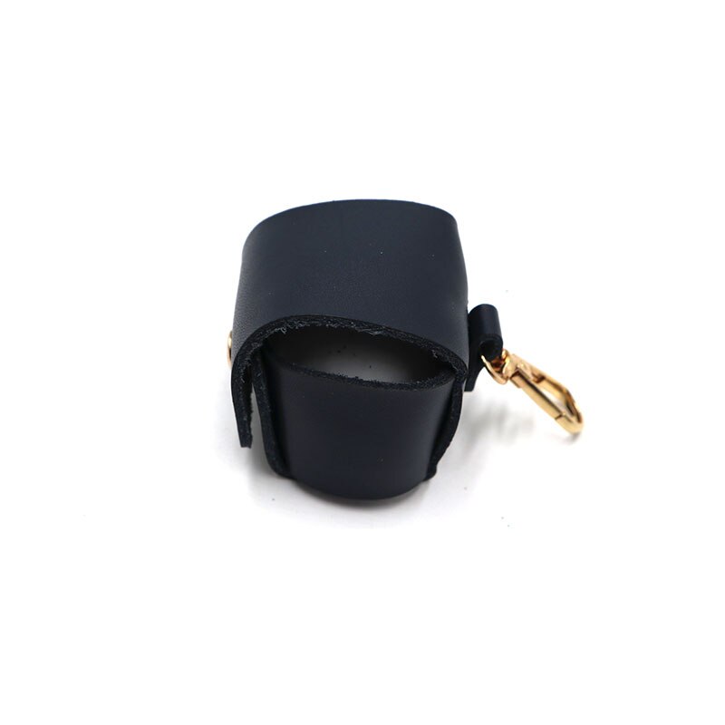 Portable Golf Balls Holder Storage 1 Ball Leather Golf Pouch Carrier Golf Pouch Bag Ball Holder: Dark Blue