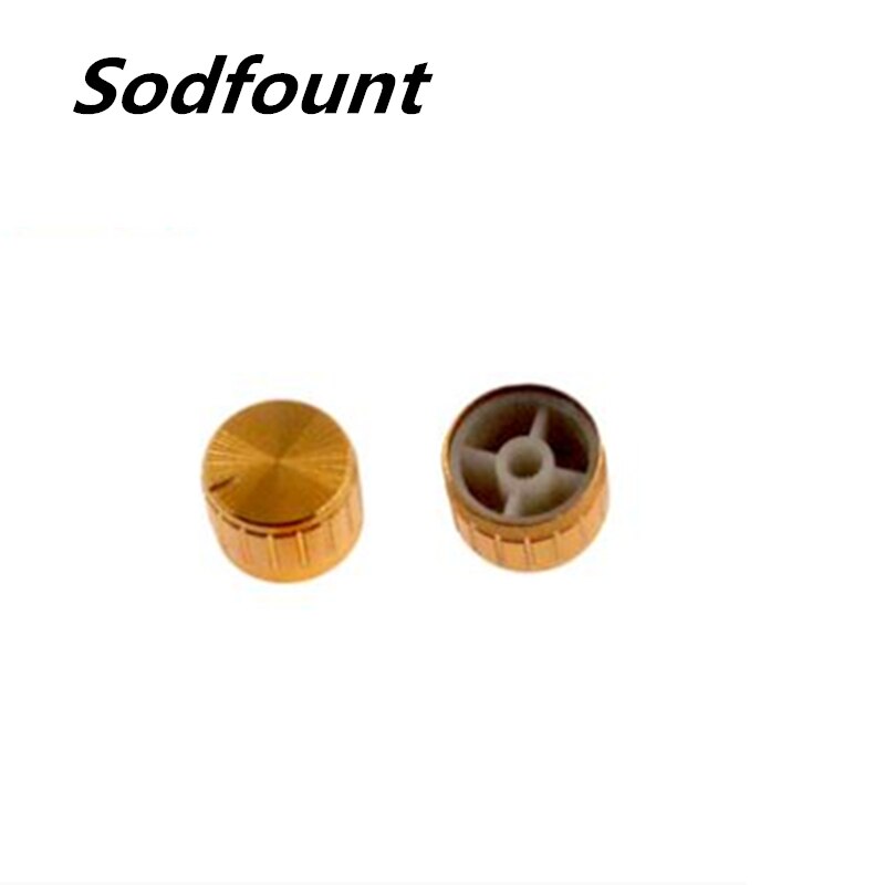 32x13 Mm Zwart Mat Aluminium Volumeknop met Antislip Textuurontwerp, Geschikt voor 6 Mm Potentiometer 32x13 Mm Zwart Mat Aluminium Volumeknop met Antislip Textuurontwerp, Geschikt voor 6 Mm Potentiometer