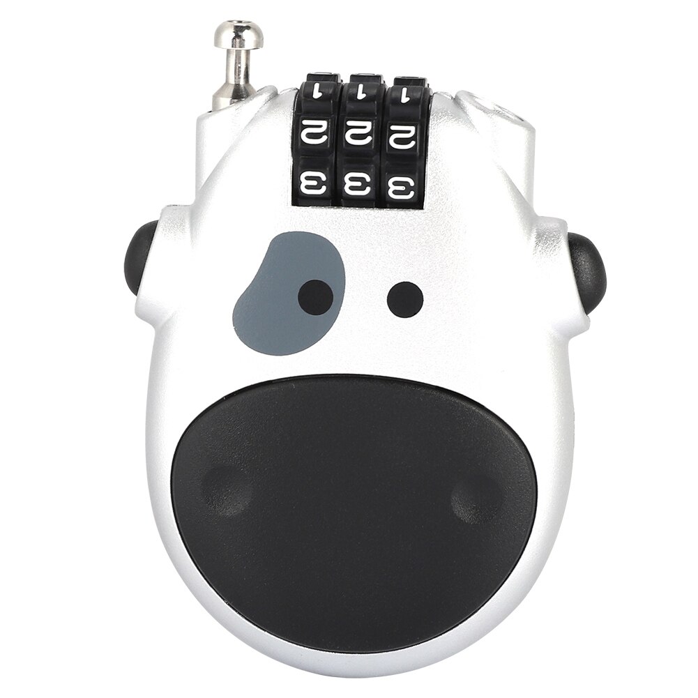 YF20972 3 Digit Code Combination Pram Lock Pushchair Bicycle Stroller Password Security Coded Lock: Silver