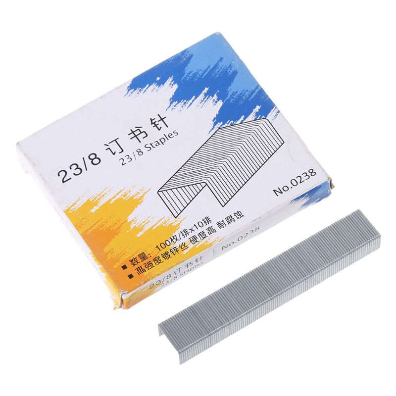 1000Pcs/Box Heavy Duty 23/8 Metal Staples for stapler Office School Supplies Stationery
