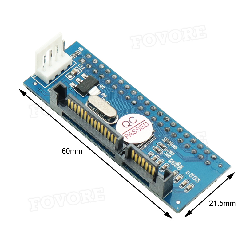 IDE zu SATA Adapter 40Stift 3,5'' IDE HDD SSD SATA Adapter Konverter Karte für DVD Laufwerk 3,5 Zoll Festplatte