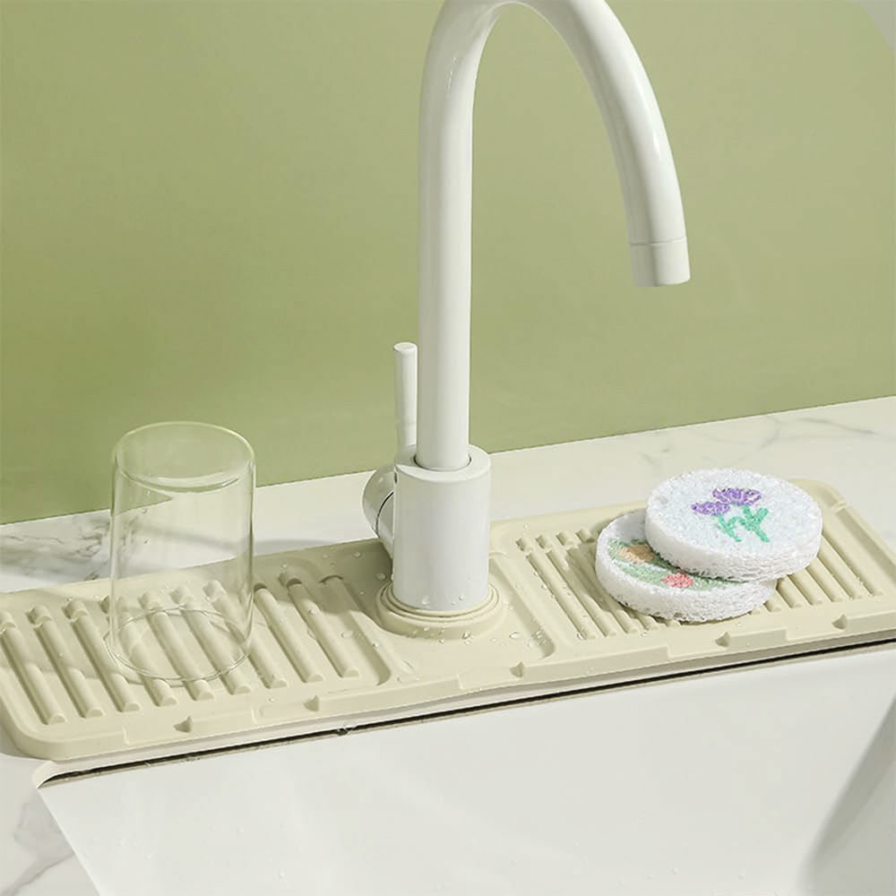 Keuken Opvouwbare Afvoermat Gootsteen Spatscherm Siliconen Kraan Spatkussen Multifunctioneel Toilet Zeep Opslag Helling
