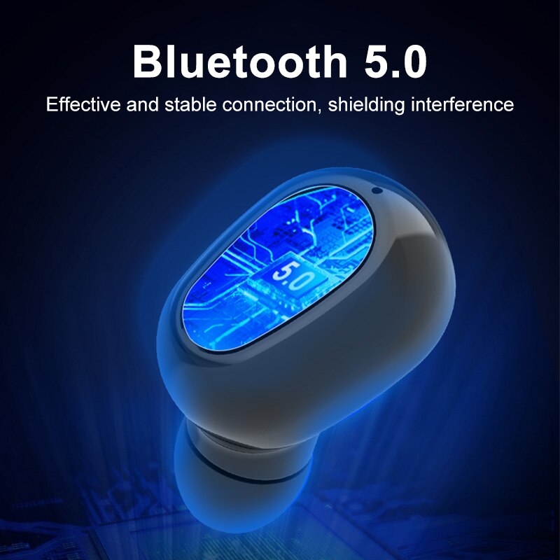 Tws Bluetooth Draadloze Hoofdtelefoon Met Microfoon 9D Hifi Oortelefoon Sport Waterdichte Oordopjes Bluetooth 5.0 Headset