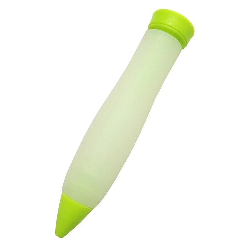 Silikon Gebäck Kuchen Eis Keks Schimmel Schokolade Dekoration Spritze Disk Lebensmittel Beschichtung Schreiben Düse Stift Küche Zubehör: Grün