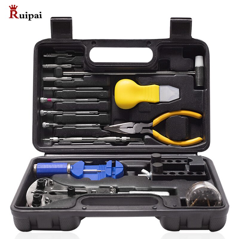 Uhrmacher Uhr Link Pin Remover Fall Opener Repair Tool Kit Set Opener Link Frühling Bar Remover Horlogemaker Gereedschap: 36pc