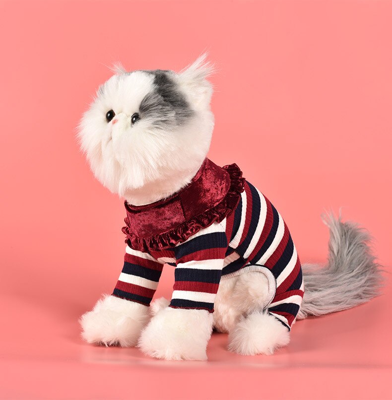 Hond Kleren Vier-Legged Kleding Vechten Teddybeer Huisdier Kleding Herfst En Winter Een Stuk Kat Kleding