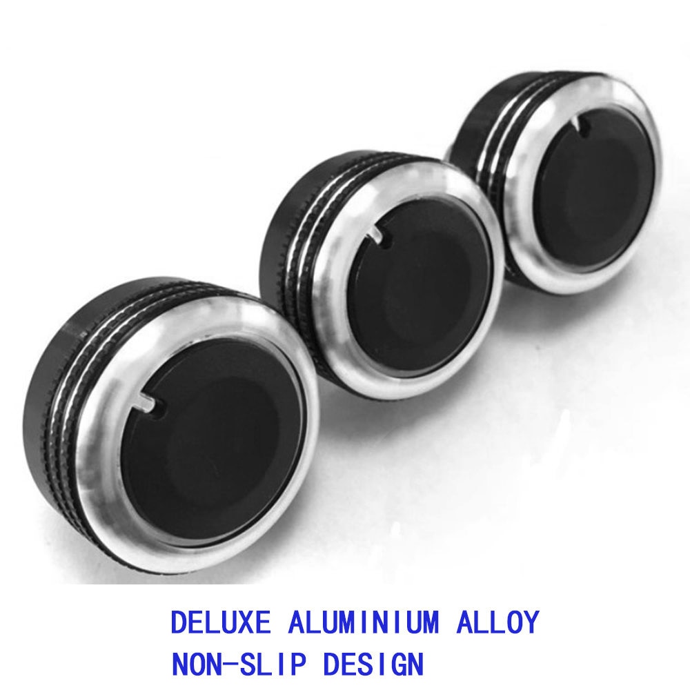 Grzałka gałki przyciski włącznik robić vw dla Jetta MK5 golf 5 Tiguan Touran Passta dla Bora B6 czarny pokrętło klimatyzacji przełącznik