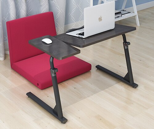 Folding Lifting Laptop Table Computer Desk Bedside Sofa Bed Adjustable Notebook Stand Table Study Desk: Black
