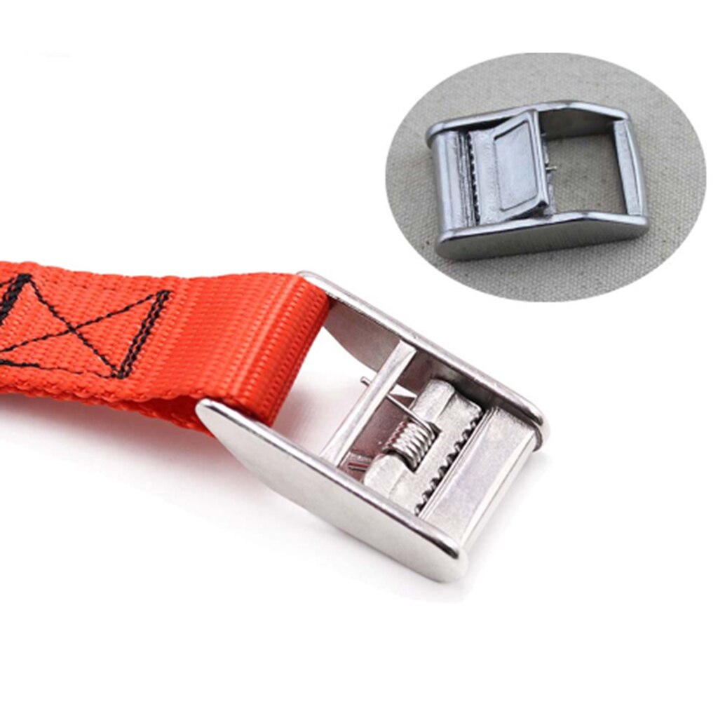 1 Piece 316 Stainless Steel Cam Flap Buckle For Tie Down Luggage Cargo Load Lash Strap For 25mm Width Tie Down Straps