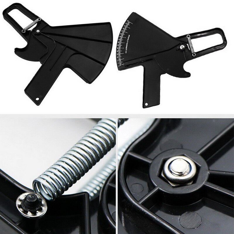 Fitness Body Fat Caliper Handheld Vet Dikte Meten Heerser Slanke Gids Huidplooi Maatregelen Gereedschappen Voor Mannen En Vrouwen