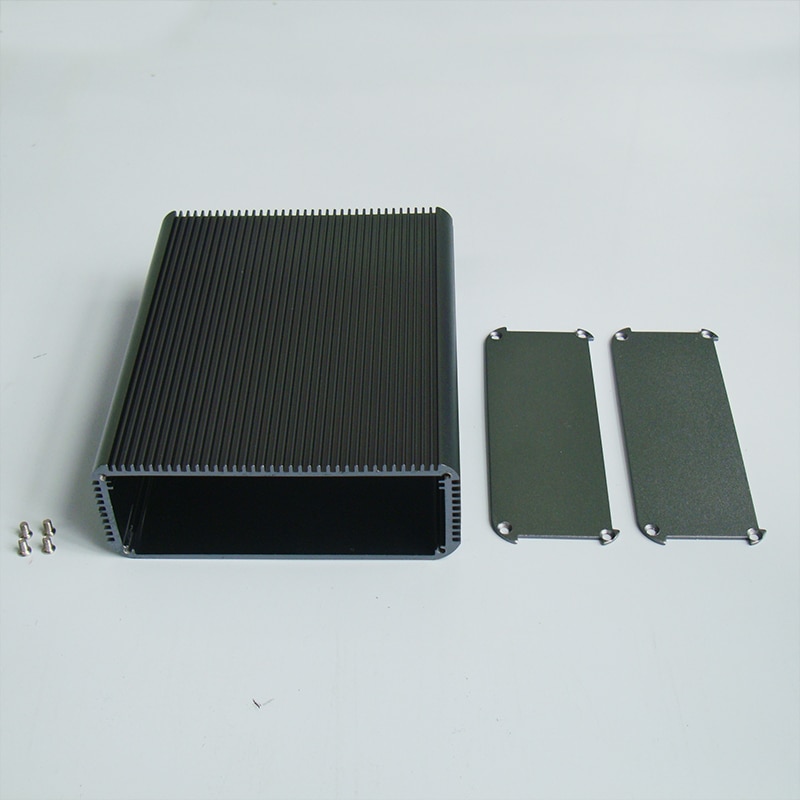 Heat sink Aluminum Enclosure Box PCB Instrument Box DIY Electronic Project Case 120mm*45mm*150mm 8094