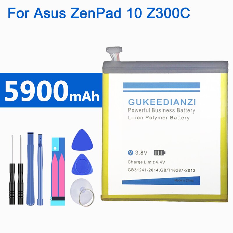 C11P1502 Battery For ASUS ZenPad 10 Z300C Z300CL Z300CG 5900mAh Lithium Polymer Rechargeable Tablets PC Batteries