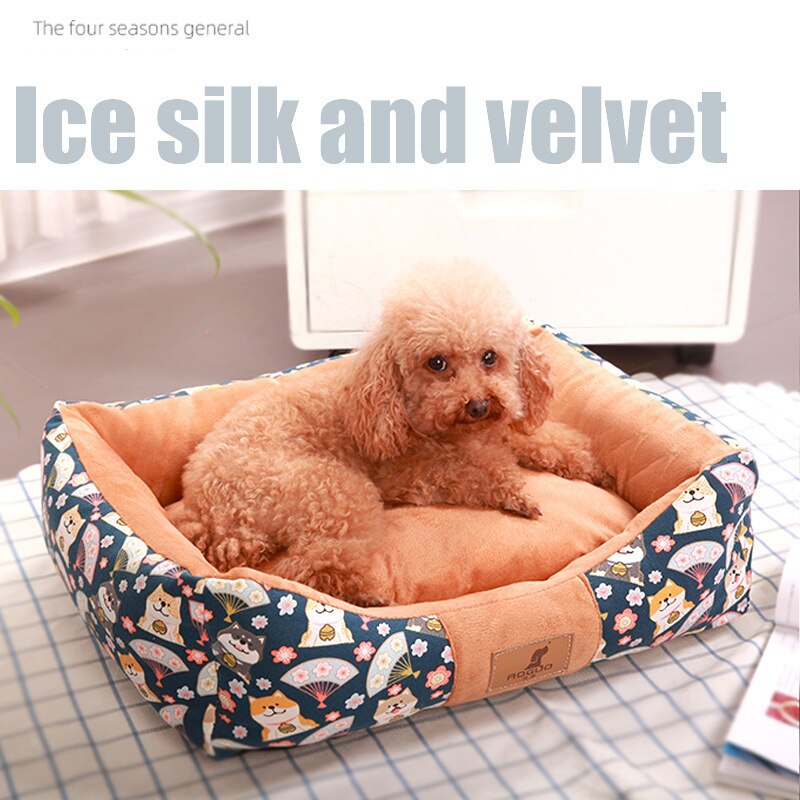 Luxe hondenhok, wasbare hondensofa voor kleine, middelgrote en grote honden, warme hondenmat, kattennest, puppykennel, teddybeerkussen, cama perro