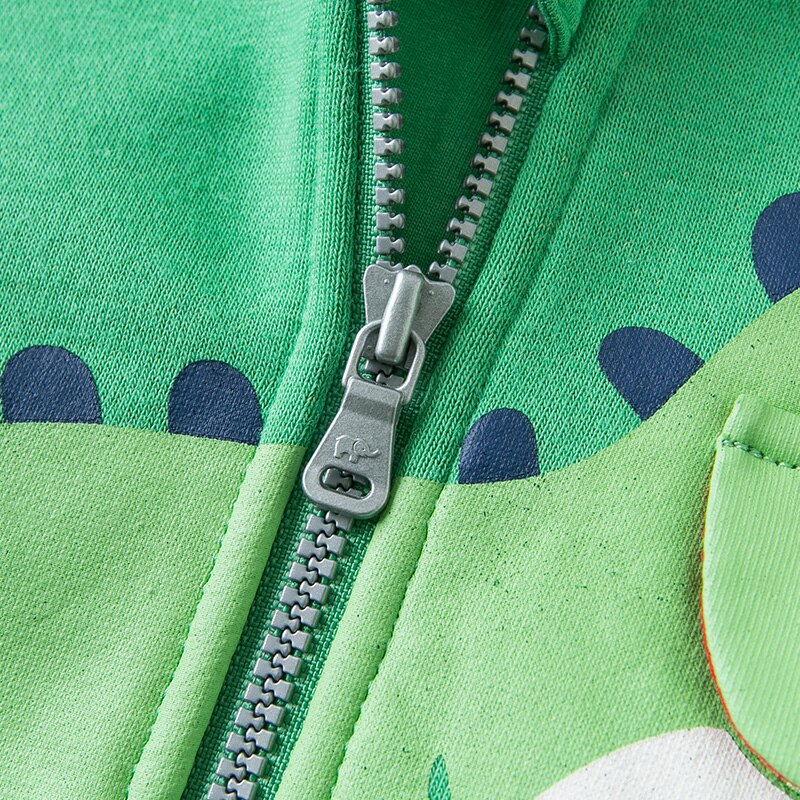 DBA12419 Dave Bella Lente Baby Jongen Afdrukken Jas Kinderen Mode Bovenkleding Kids Hooded Zipper Jas