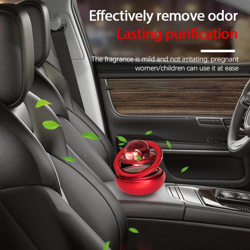 Zonne-auto luchtverfrisser roterende, auto parfum
