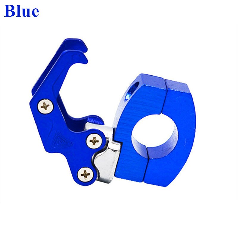 Motorcycle Modification Eagle Mouth Luggage Rack Aluminum Alloy Motorcycle Helmet Holder Hook Clothes Hanger Luggage Hook 22mm: 1 Pcs Blue
