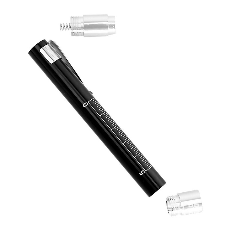 Tragbare LED Taschenlampe Arbeit Licht Medizinische Erste Hilfe Stift Licht Taschenlampe Lampe Mit Schüler Messgerät Messungen Doktor Krankenschwester diagnostizieren