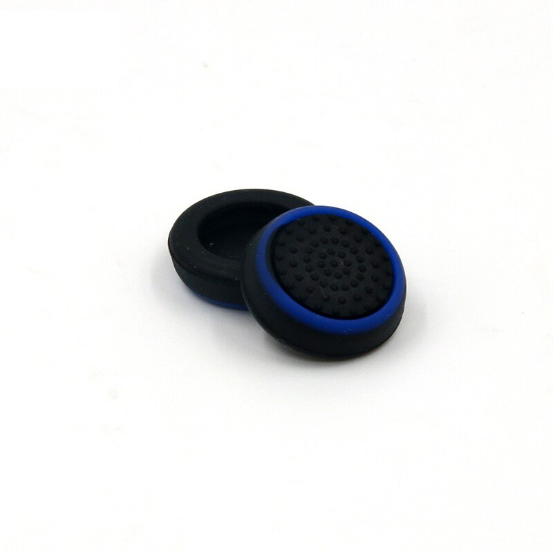 Silikonhetten til  ps4 pro  ps5 kontroller tilbehør tommel pinne grep deksel til xbox en 360 bytte om pro joystick 4 stk.: Svart blå / 2 stk