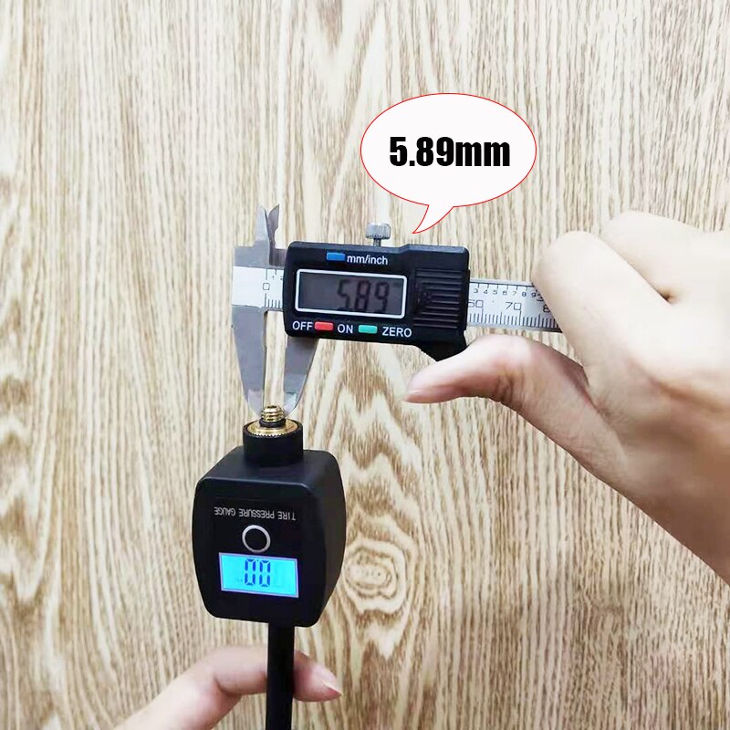 100PM Digital Bicycle Tire Air Pressure Gauge Mini Bike Air Tire Meter Measurement For Presta Valve/Schrader valve