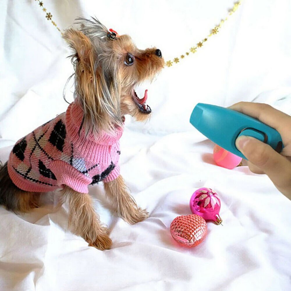 zwierzę domowe pies 2w1 Clicker i gwizdek posłuszeństwo zwinność szczeniak zachowanie trening nowy 0-20kg NF