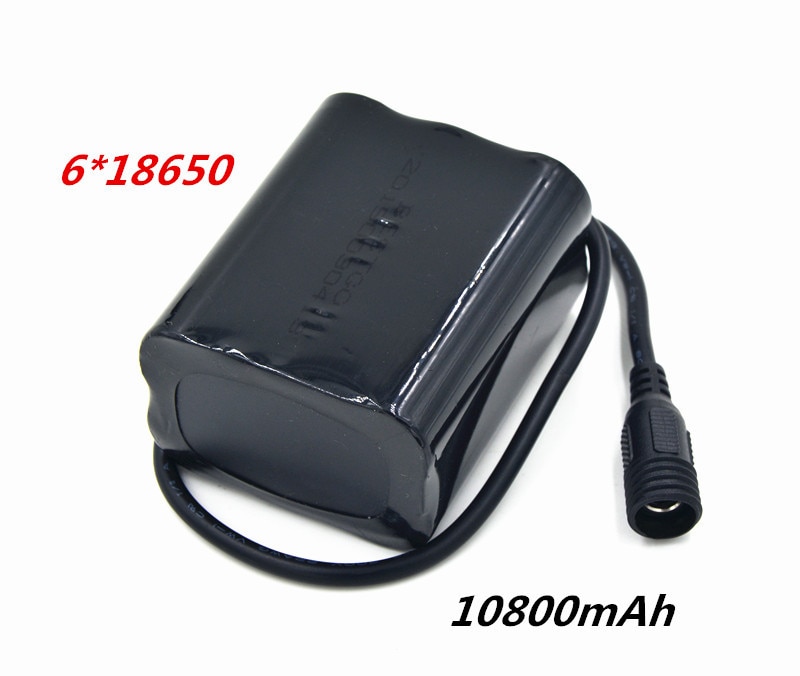 Luz para bicicleta con cargador, iluminación de bicicleta, con capacidad de 10800mAh, batería de 18650, voltaje de 8,4 V, para SolarStorm X2 X3 T6 lamparas