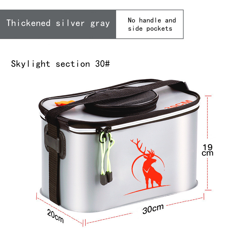 Sac de pêche EVA Portable, seau de pêche pliable, boîte de poissons vivants, conteneur d'eau de camping, sac de rangement de matériel de pêche