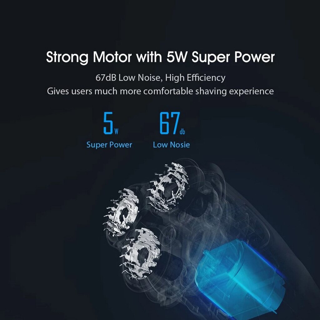 Enchen Male Face Shaver Flex Razor 3D Electric Shaver Men Washable USB Rechargeable Shaving Beard Machine Barbeador