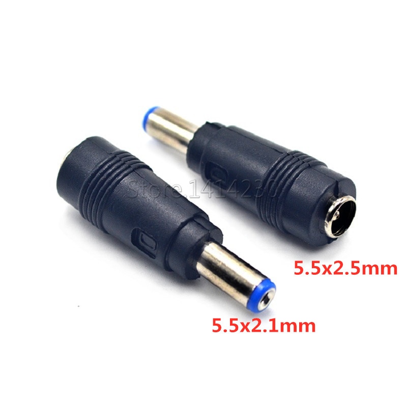 Connector Voor Dc Power Adapter Connector Plug Conversie Hoofd Jack Vrouwelijk 5.5*2.5mm Beurt Om Mannelijke 5.5 * 2.1mm