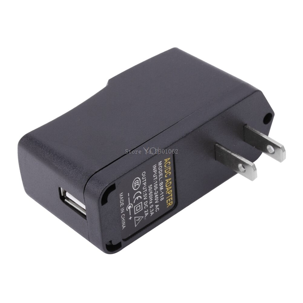 AC 100-240V DC 5V 2A 10W US Plug/EU Plug USB Switching Power Supply Adapter Charger