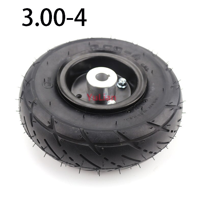 3.00-4 4.10-4 pneumatici ruote 4 pollice centro orlo con 4.10-4 pneumatico e tubo interno misura ATV Quad andare Kart 47cc 49cc