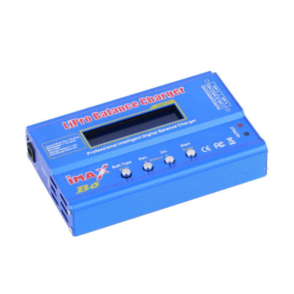 Imax B6 80W Xt60 Lipo Batterij Balans Oplader + B6ac Lipo Opladen Xt60 Adapter Board 2-6S Voor Rc Batterij
