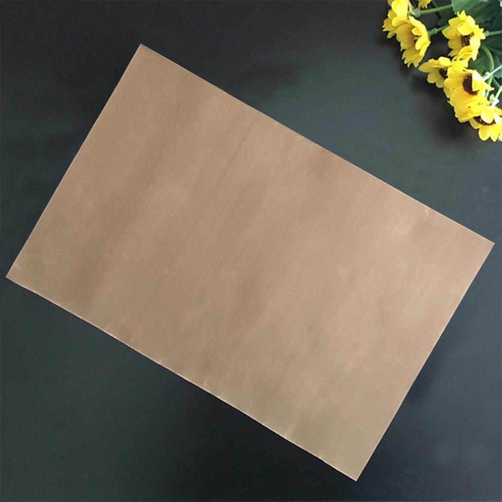 6 stk teflon varmebestandig plade 40*60cm genanvendelige resistente bagemåtte oliefast papir bageovn værktøj non-stick til bbq