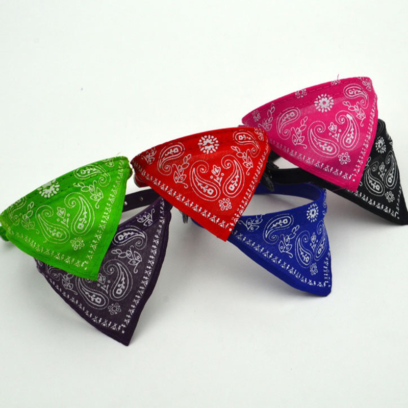 1 Uds. Collar suave para mascotas, collares ajustables para mascotas, pañuelo de gato, Collar para mascotas, trigon, accesorios para mascotas, perro pequeño ajustable
