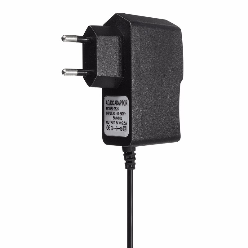 Universal EU Plug 5V 2.5A Micro USB Charger Power Supply Charging Adapter For Smart Phones Tablet CCTV Camera & DV Portable Plug