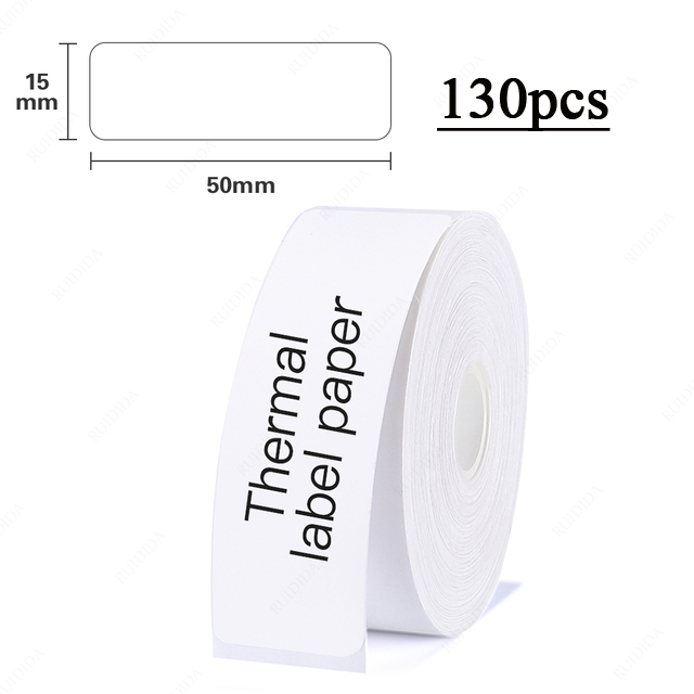 Niimbot D11 D110 D101 étiquettes thermiques papier blanc couleur Pure étiquette autocollant étanche Anti-huile résistant aux rayures étiquette de prix: green