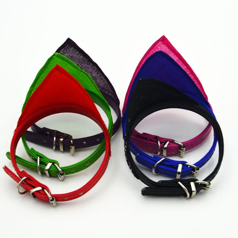 1 Uds. Collar suave para mascotas, collares ajustables para mascotas, pañuelo de gato, Collar para mascotas, trigon, accesorios para mascotas, perro pequeño ajustable